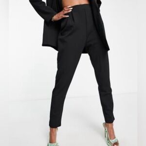 ASOS Black High-Waisted Trousers